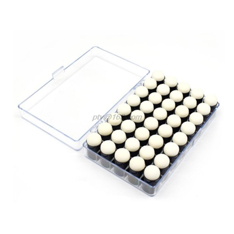 40pcs Finger Sponge Daubers Painting Ink Pad Stamping Brush Craft Case Art Tool with Box Scrapbooking DIY Crafts