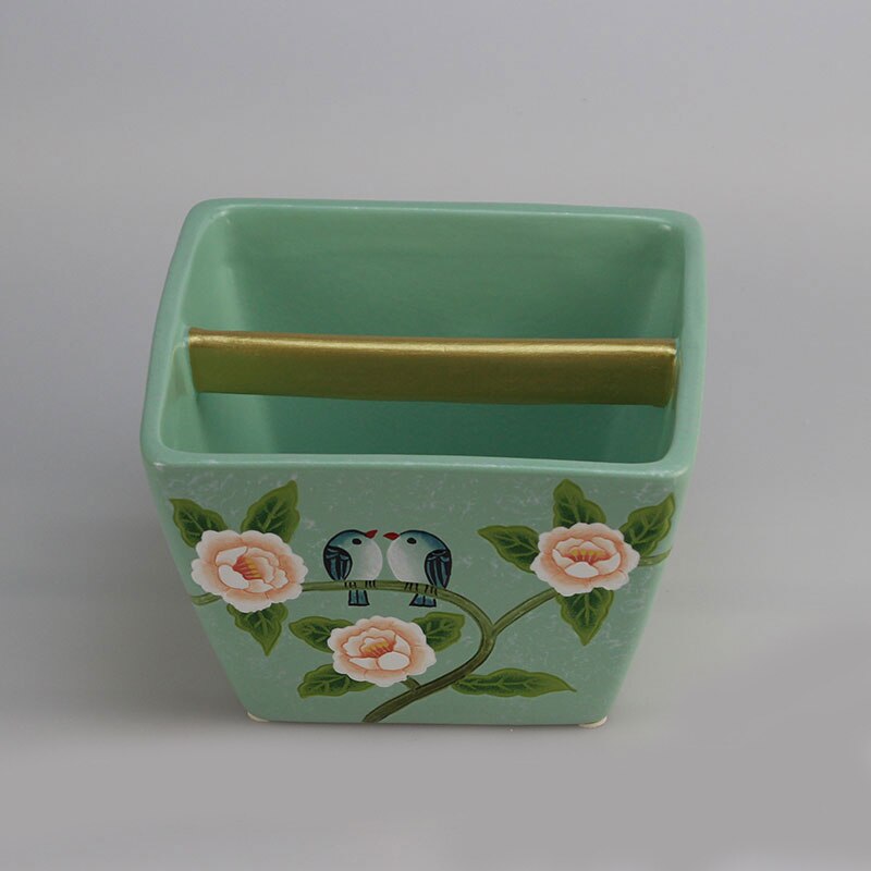 Caja de cerámica nórdica para guardar llaves, para sala de estar, restaurante, Control remoto, objetos pequeños, contenedor de almacenamiento multifuncional, decoración