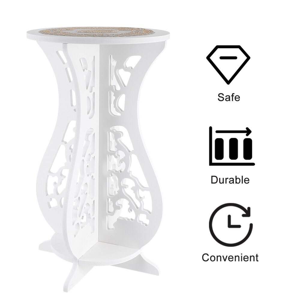 1 Pc Flower Rack Simple Wooden Indoor Durable Flower Stand Flower Rack Plant Rack Flower Shelf for Balcony Home Office Living Ro