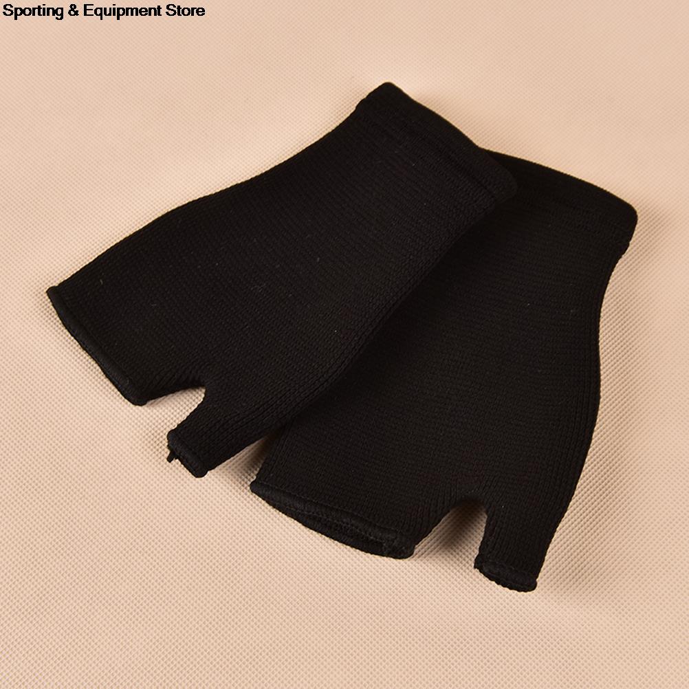 1 par ultratynd ventileret håndledsbeskyttelsesgigt seler ærme støtte handske elastisk håndflade håndled støtte