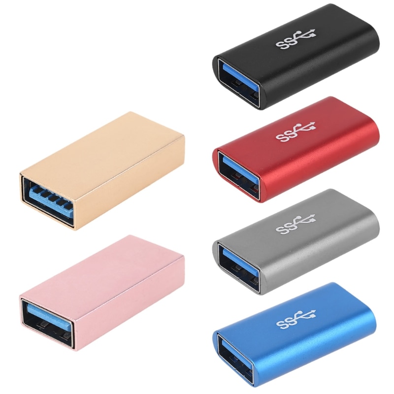 Usb 3.0 -liitin naaras-naarassovitin kullattu supernopea usb 3.0 -liitin jatkeliitäntämuunnin