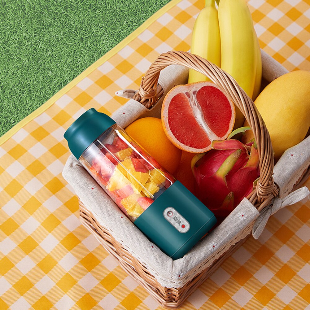 USB Blender 300ml Electric Mixer Fruit Juicer Cup Handheld Smoothies Shakes Maker Rechargeable Mini Fruit Food Mixing Machine