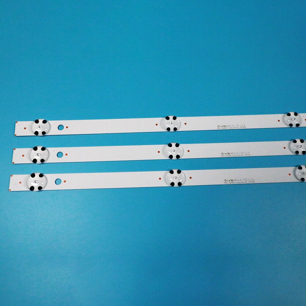 3pcs LED backlight strip for LG 43UK6300PLB 43LJ610V 43LJ510V 43LJ624V 43LJ634V 43UJ651V 43UJ701V 43UJ65_UHD_L A LC43490074A