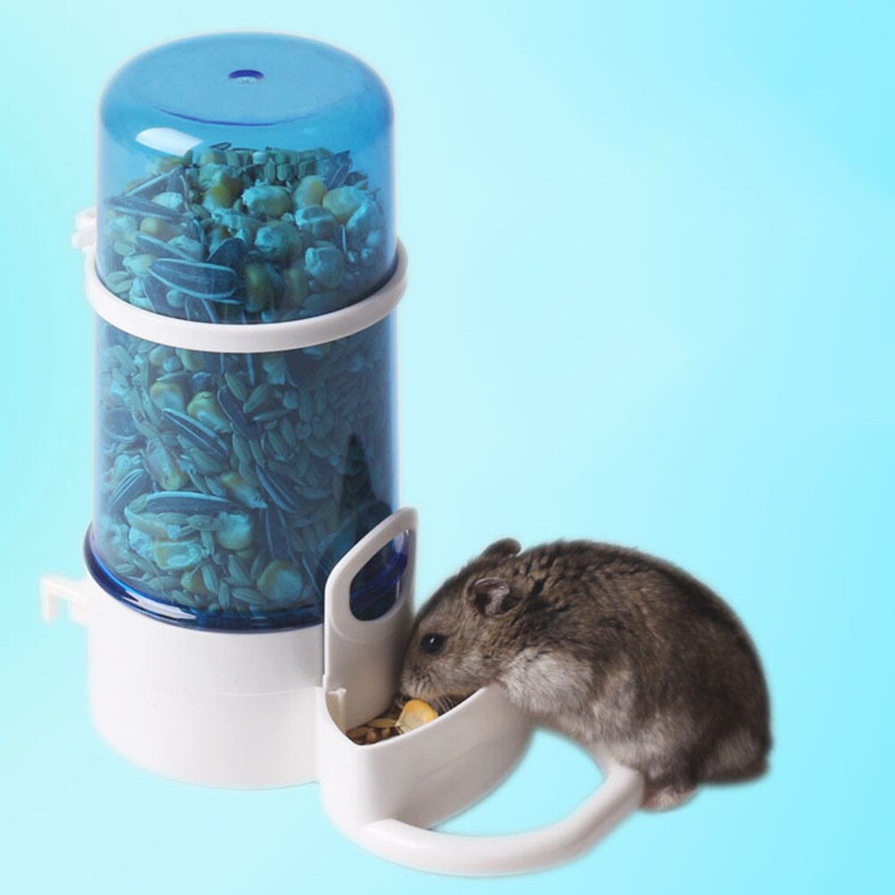 Automatisk kanin hamster foderautomat madflasker dispenser mad fad skål til marsvin hamster mus små kæledyr foder