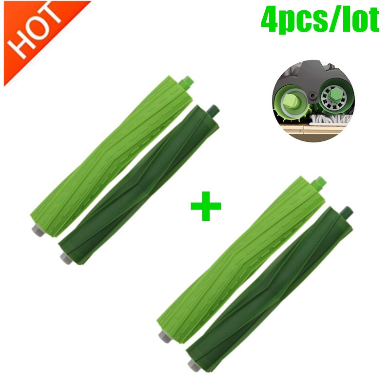 Rollo de cepillo, cepillo lateral de filtro de Hepa para iRobot Roomba i7 E5 E6 I Series, piezas de repuesto para aspiradora Robot, accesorios: 9