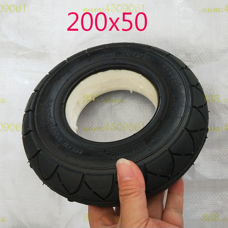 200 x 50 (8x2) TIRE solid/foam filled tire 200x50 for Razor E100 E125 E200 Scooter Solid Tubeless Tire