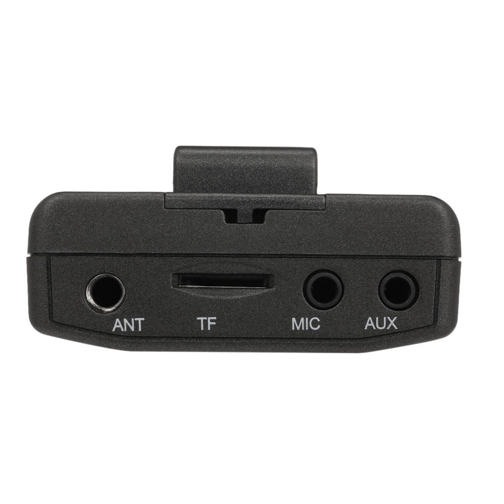 HDR-831 Portable Stereo Digital FM Transmitter Mini Radio Station with Mic Audio Launch 500 Meters Slot AUX IN Microphone Input