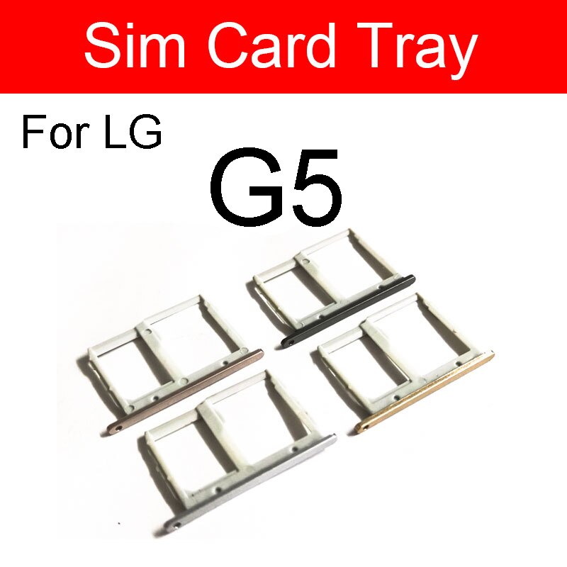 Sd memory sim-kort bakkeholder til lg  g2 g5 g6 g7 g8 g8x sim-kortlæser slot socket adapter reservedele tilbehør