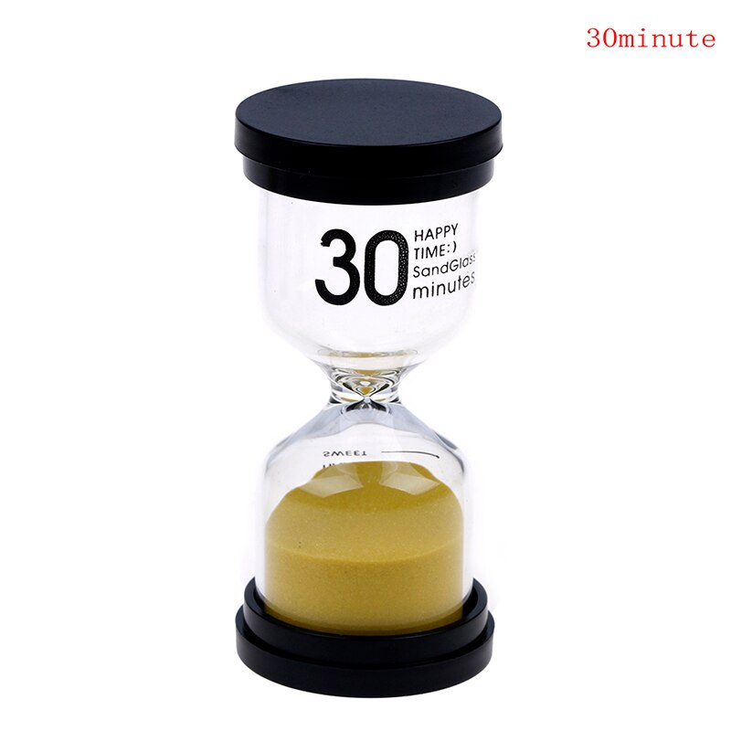 1pc Home Ornament Desktop Sand Clock Timers 10 Minute/15 Minutes/30 Minutes Hourglass Timer For Children Brush Teeth: 30 Minutes