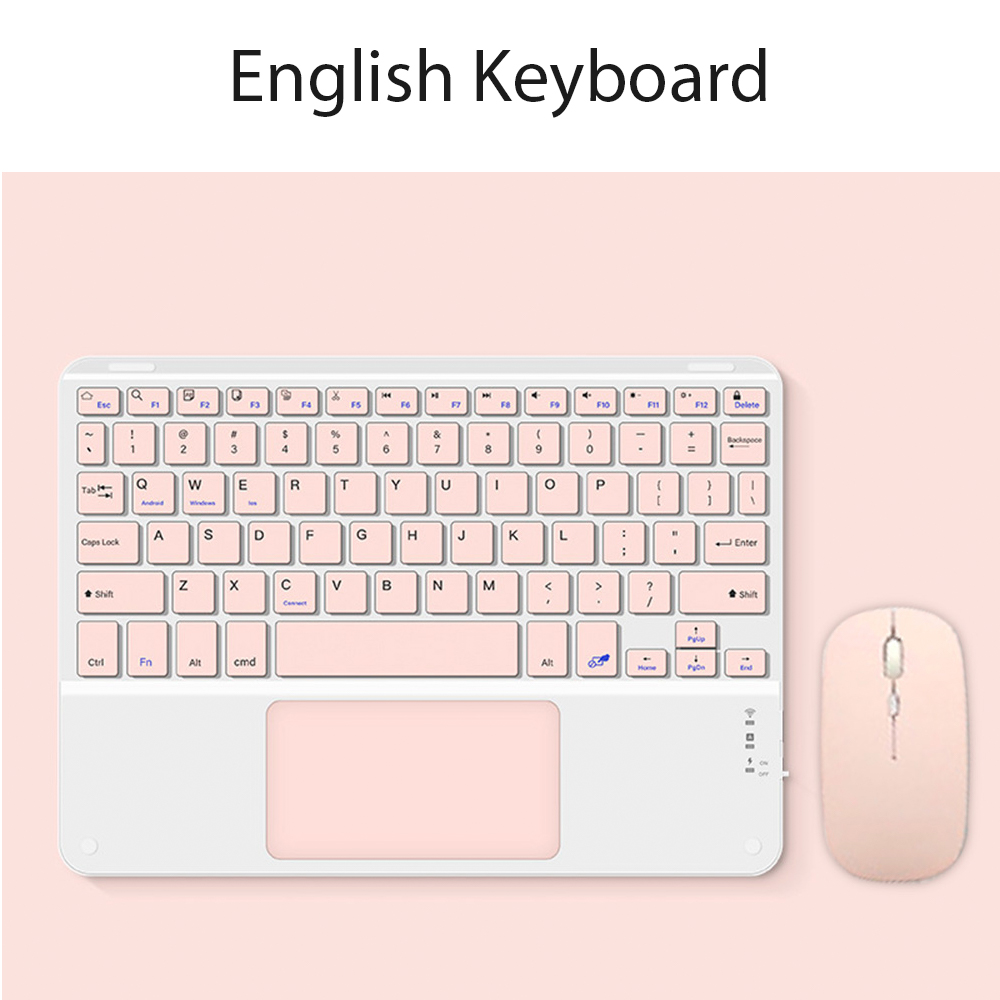 berühren-Tastatur und Maus für Android iOS Fenster Xiaomi Rosa kabellos-Tastatur mehrsprachige iPad-Tastatur lange bereithalten-Tastatur: Anderes