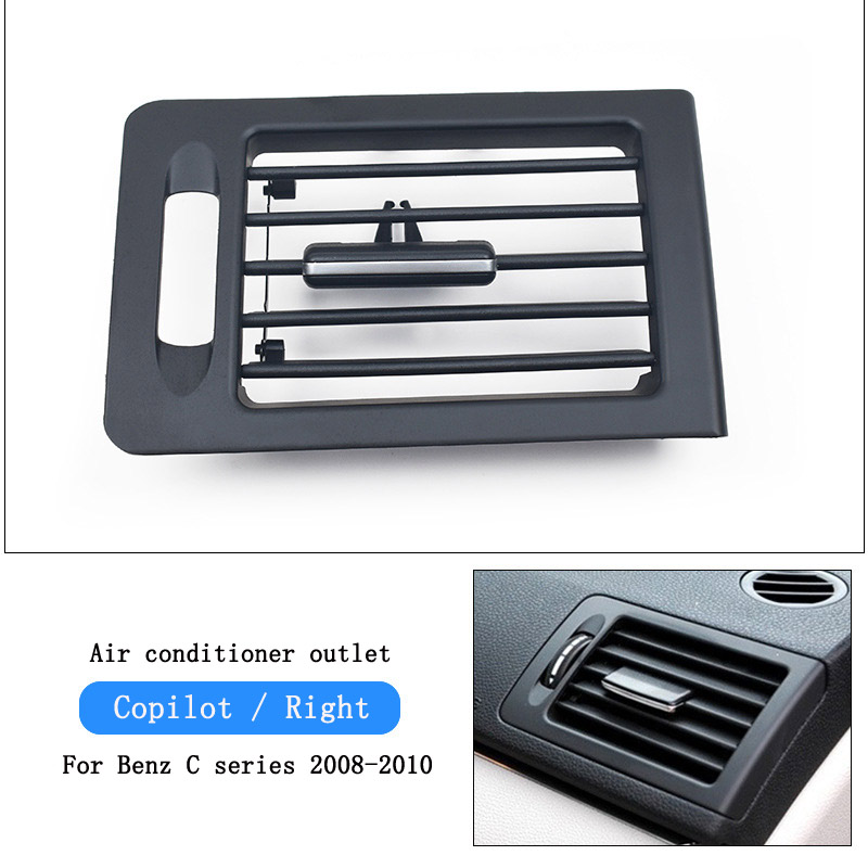 Air Vent Cover Air conditioning air outlet Vents Trim Covers Grille For Mercedes-Benz C-class W204 C180 C200 GLK300 GLE GL ML: 6