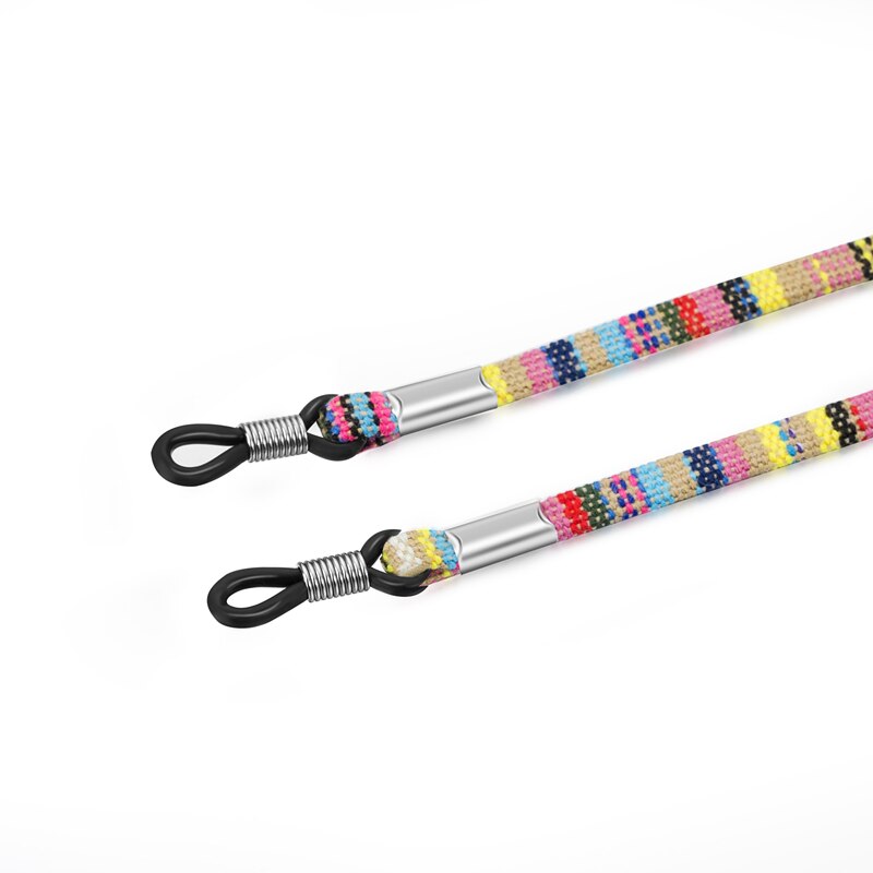 Praktische zonnebril nekkoord koord houder veelkleurige bril lanyard houder etnische touw brillenketting: 12