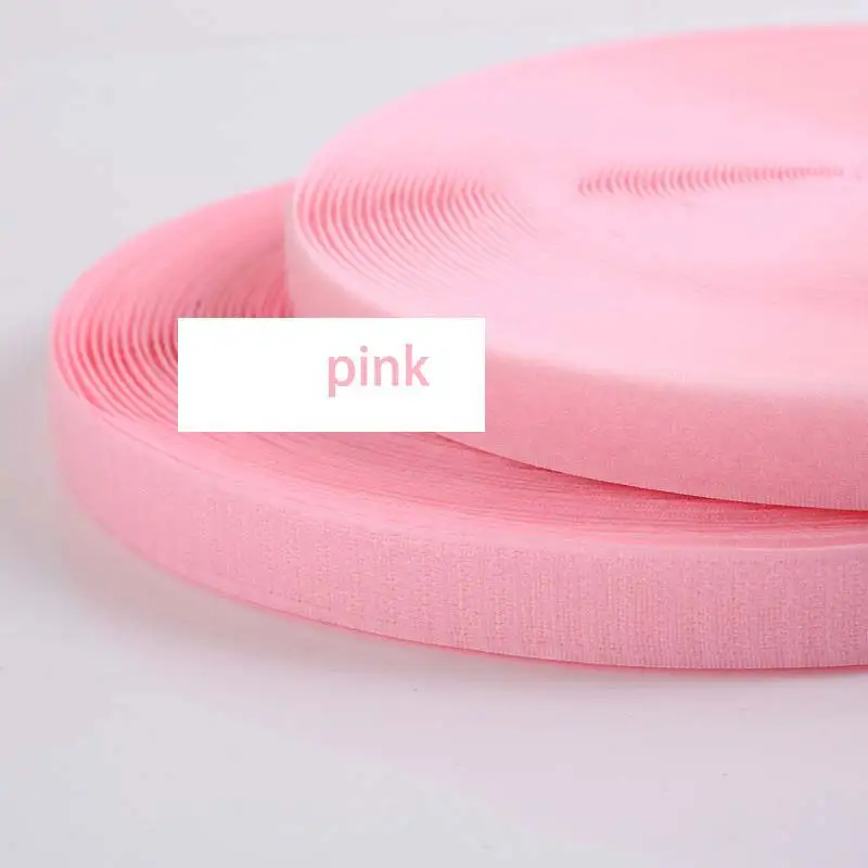 2M/Pairs Colorful Sew On Hook and Loop Tape Non-Adhesive Fastening Nylon Fabric Tape DIY Craft Interlocking Tape Sewing Fastener: antique silver