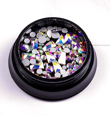 nouveauté Nail art Non fix ongles Strass cristal swarovski verre perles en vrac Strass pour ongles décorations: XY105