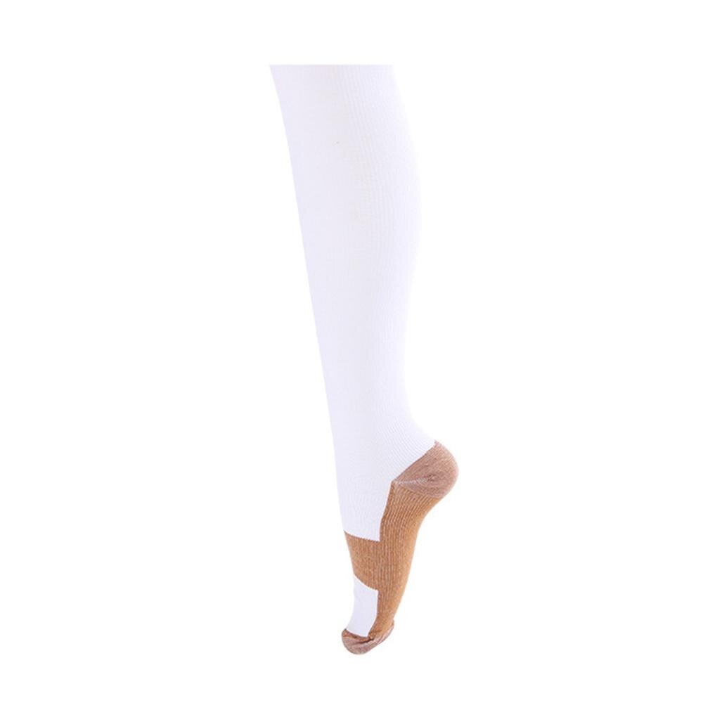 Calzino sportivo Anti fatica calze a compressione magiche donna uomo calze alte al ginocchio comodo sollievo dal dolore ai piedi morbido Miracle Copper