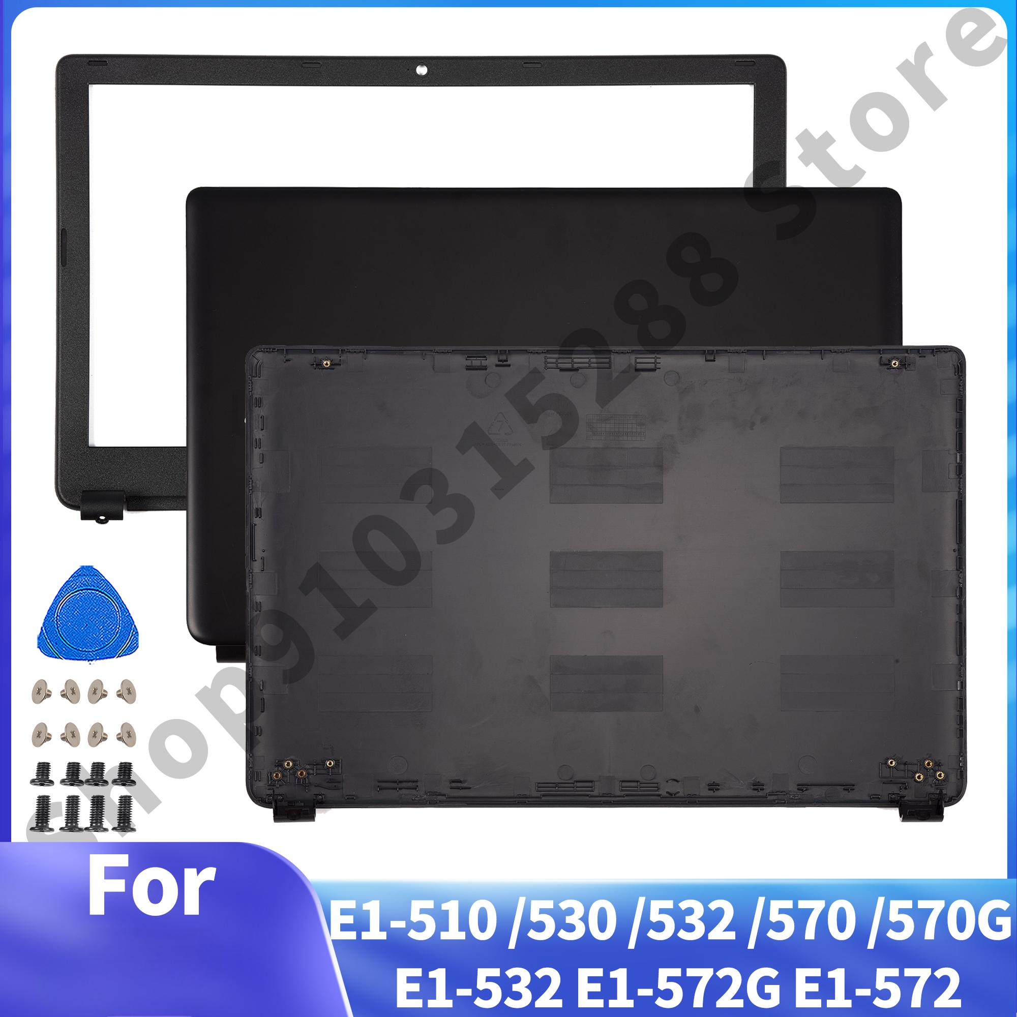 Funda carcasa para portátil Aspire E1-510 E1-530 E1-532 E1-570 E1-570G E1-572G E1-572 Z5WE1 LCD cubierta trasera/bisel frontal/bisagras