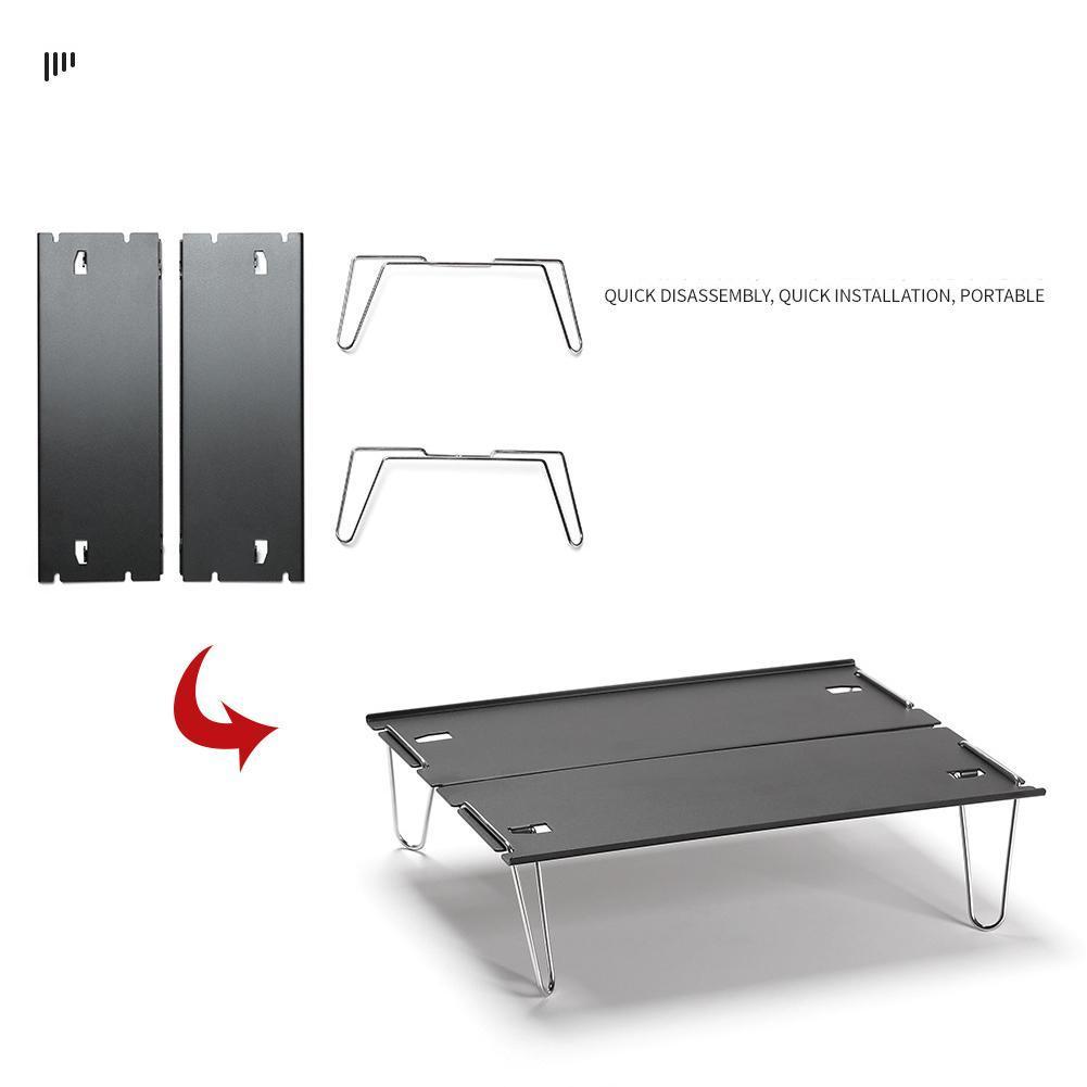 Camping Bequem Klapptisch Ich bin Freien Aluminium Platte Tee Camping Werkzeug Tabelle Tabelle Spleißen Grill Tisch Mini Camping I1M7