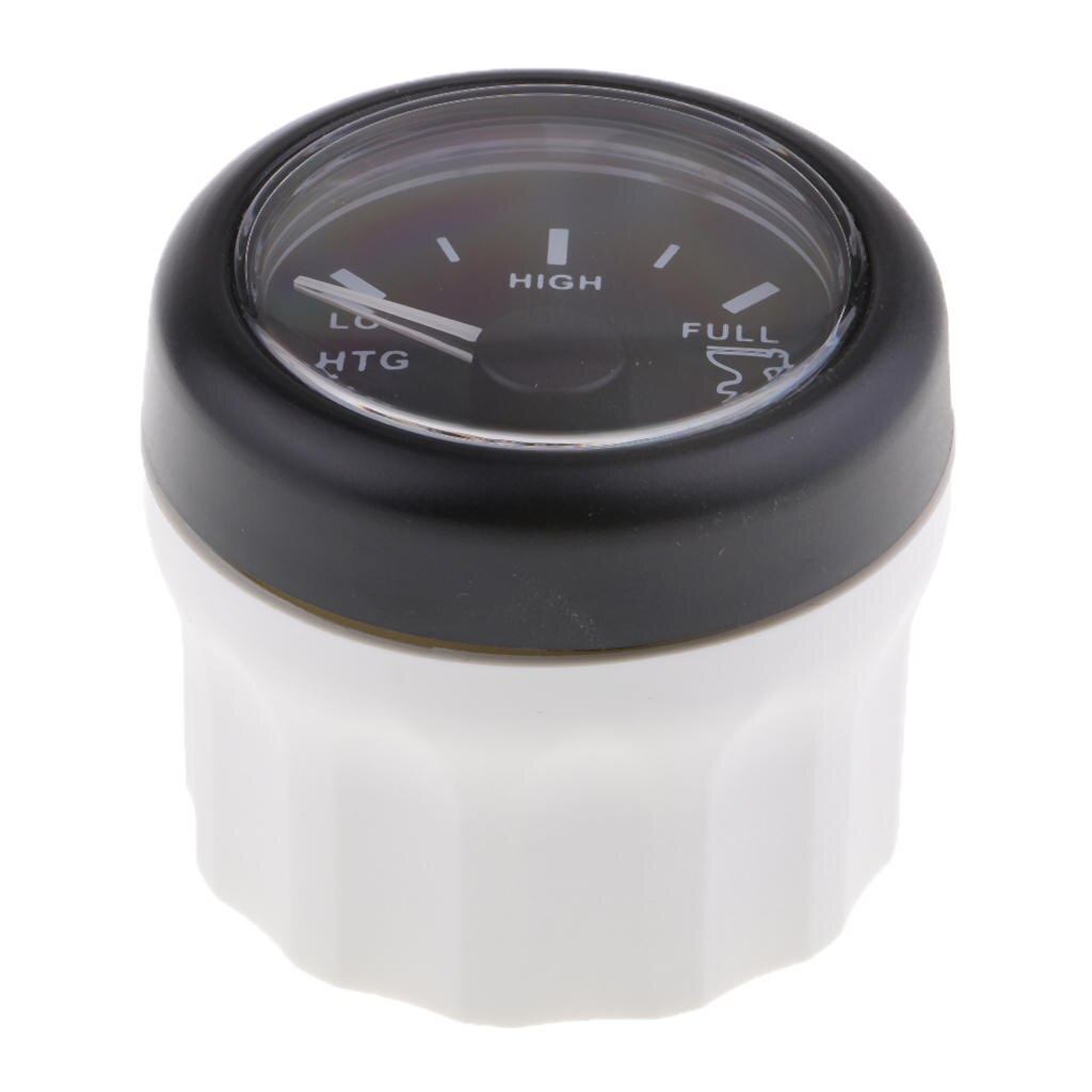 Magideal svart 52mm avfallstank mätare 240-33 ohm 12/24v för marinbåtar