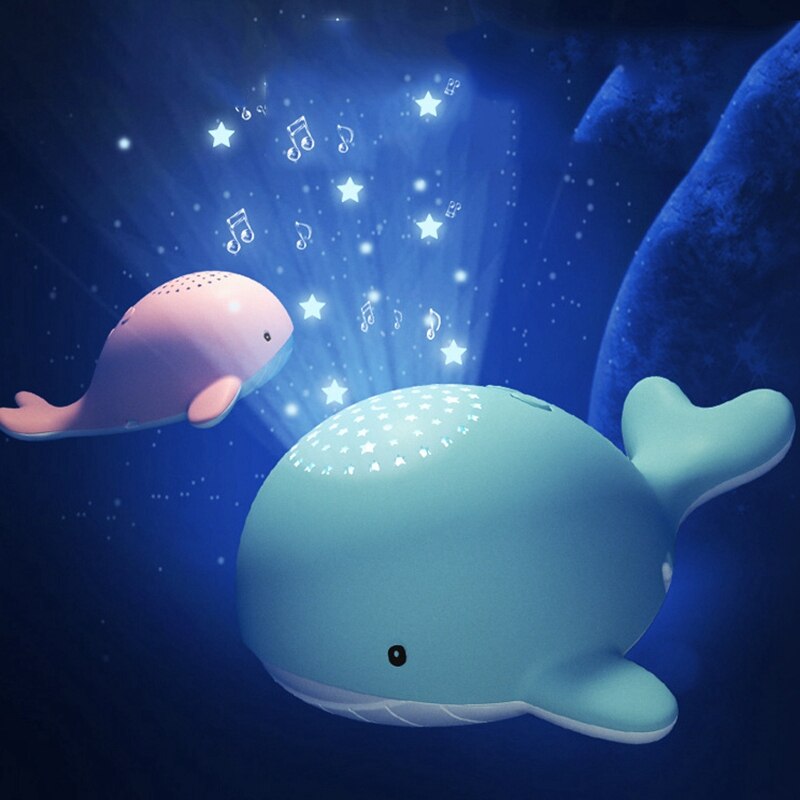 Kids Nachtlampje Star Sky Projector Speelgoed Baby Muzikale Mobiele Licht Bluetooth Speaker Verhaal Machine