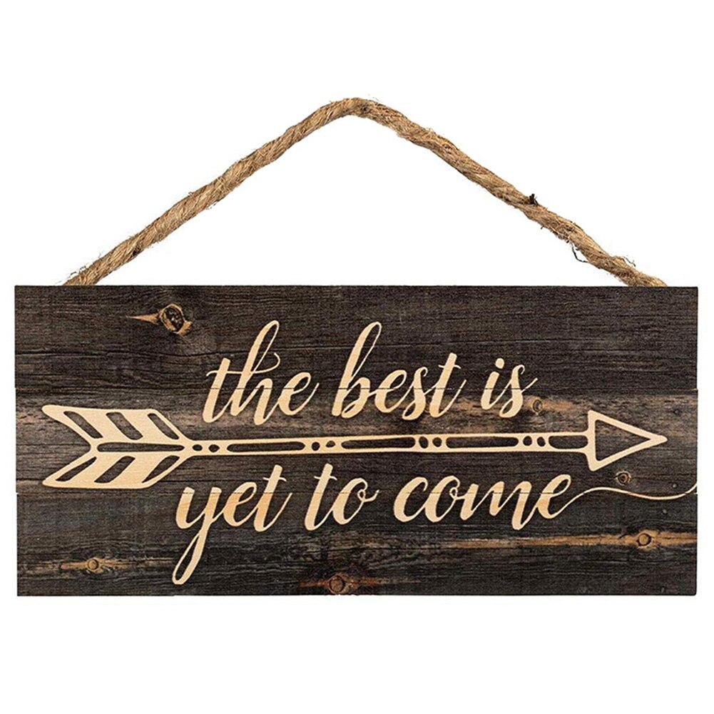 Hout Brief Print Opknoping Ornament Christmas Party Decoratie Prop Plaat 66CY: Style 3