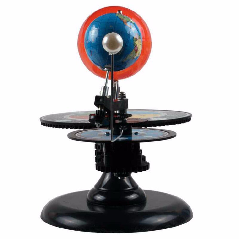 1 Pc/Box Fasinating Interesting Manual Earth Moon Sun Three-Globe-Revolution Device for Children Physics & Mathematics Education