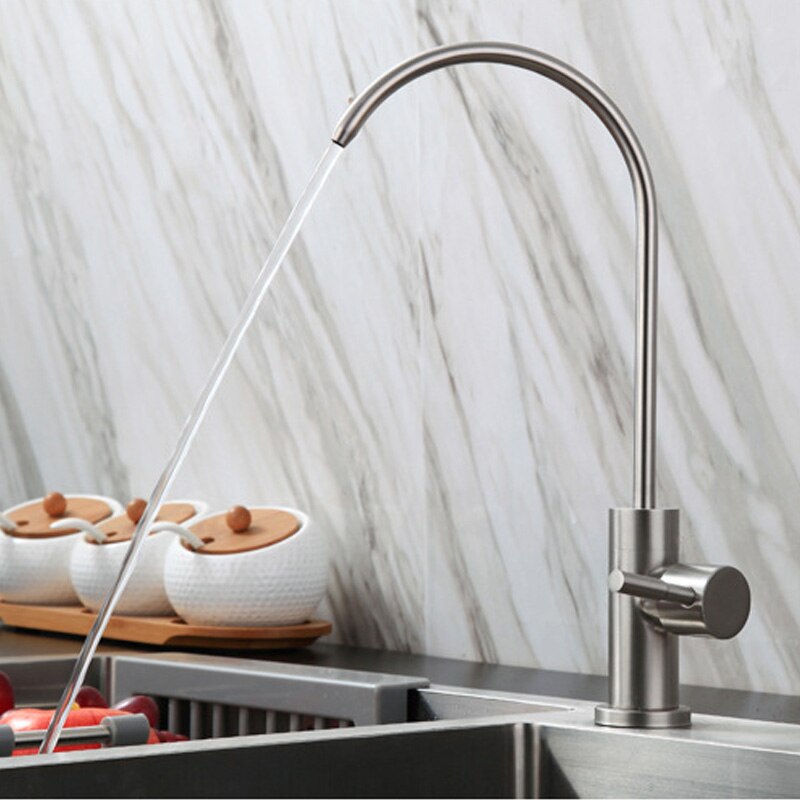 Keuken Directe Drinkwater Filter Tap 304 Rvs Ro Kraan Zuiveren Systeem Omgekeerde Osmose Robinet Cuisine Torneir