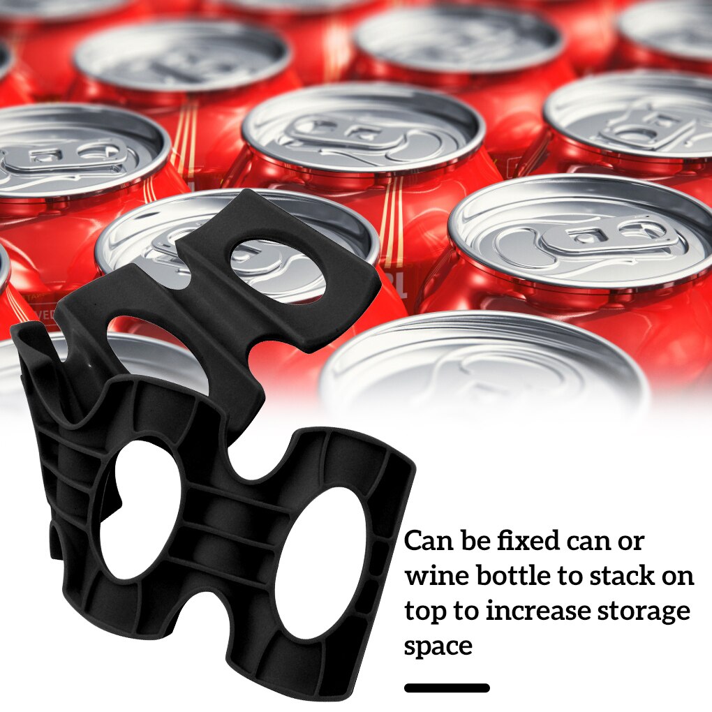 Silicone Can Storage Holder Mat Refrigerator Fridge Beer Rack Organizer Silicone Tin Can Storage Holder Mat