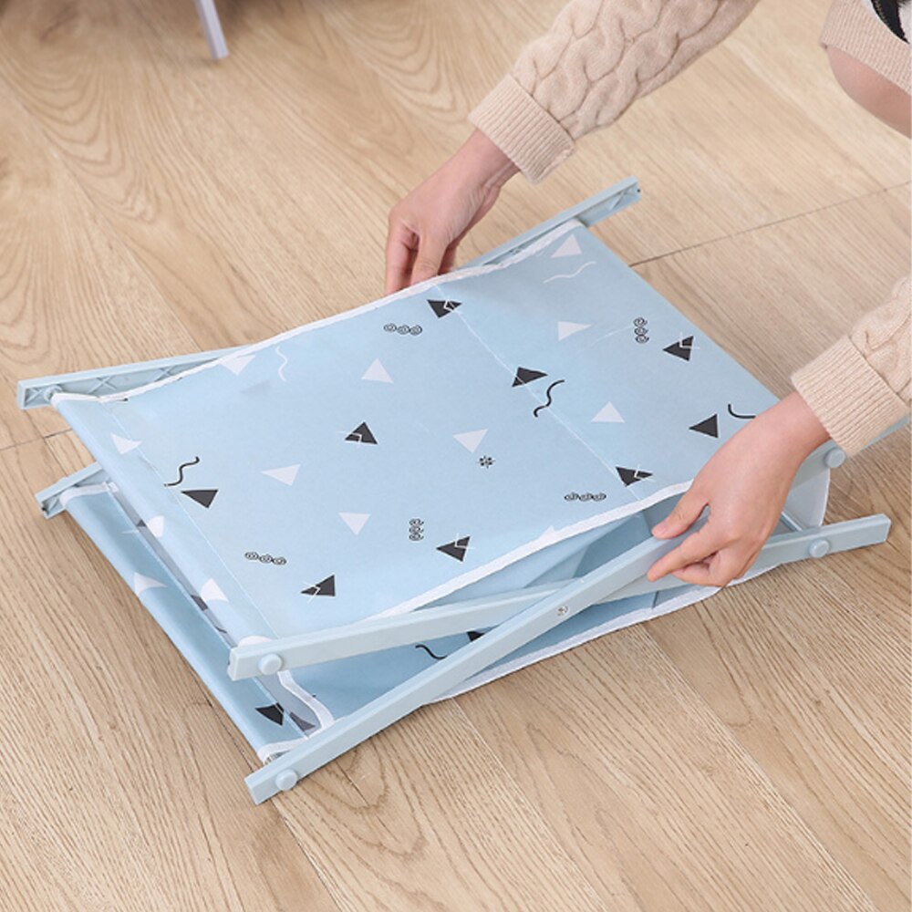 Foldable Laundry Basket Organizer For Dirty Clothes Laundry Hamper large sorter Two Or Three Grids Collapsible Folding Basket