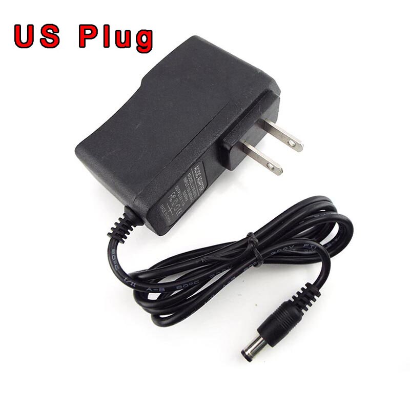 6V 1A Voeding Adapter Ac/Dc 100V-240V Lader Converter Transformator Cctv Camera Led strip Lamp Us Eu Plug 5.5Mm * 2.5Mm