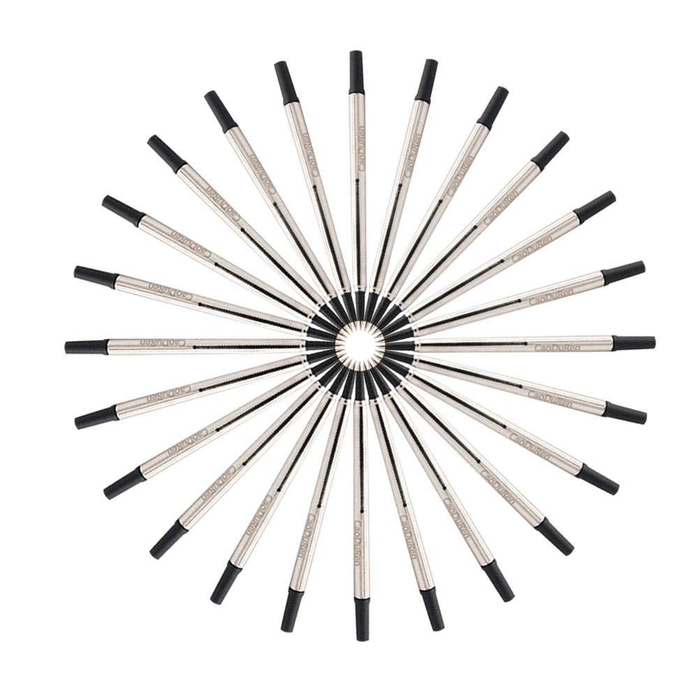 Recambios de bolígrafo Rollerball con punta de 116 mm de largo y 0,5 mm para Parker 3021531 1905323 Tinta alemana