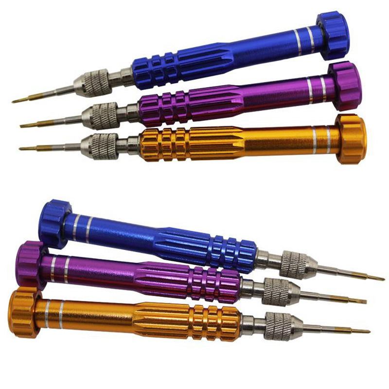 5 in 1 Repair Screwdrivers Set Repair Open Tools Kit For Apple for iphone for Samsung Mobile Phone for 3mm Screw Diameter #22