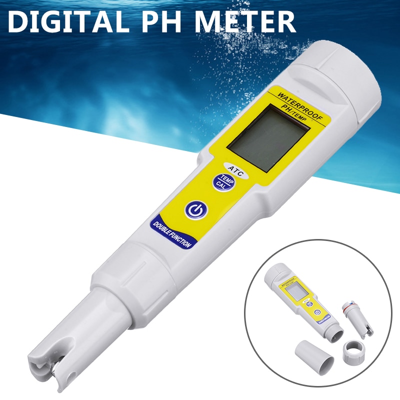 PH Meter Pen Auto Calibration 0-14.00ph Digital PH Meter Hydroponic Aquarium Water Purity Tester Pen
