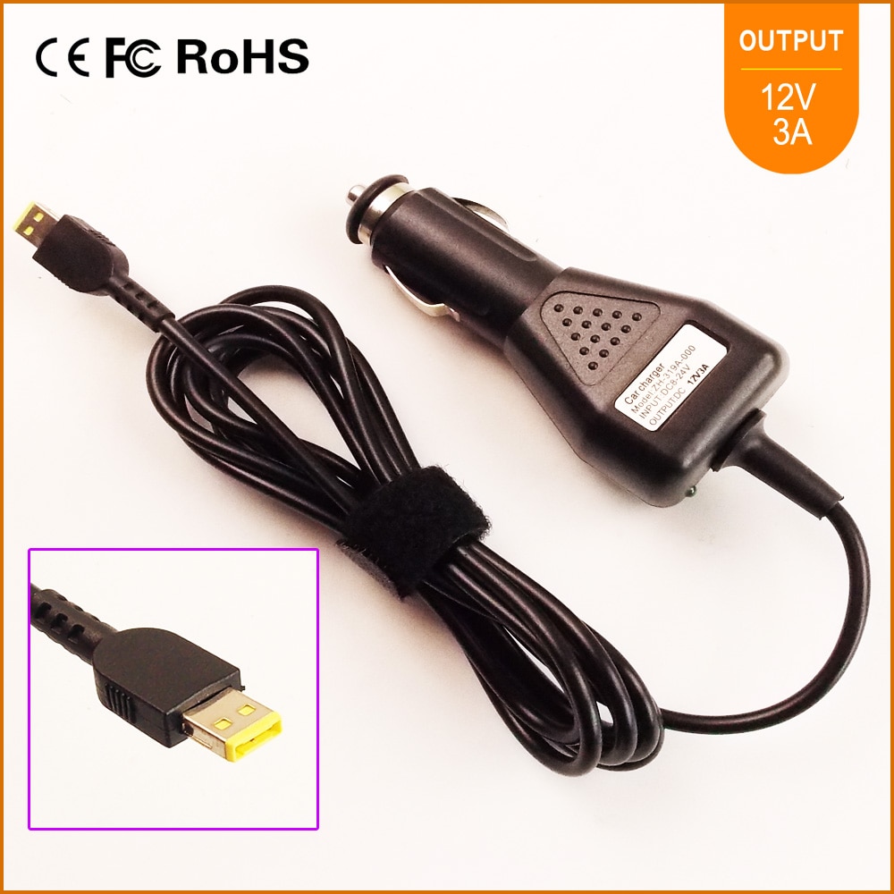 12v 3a laptop bil dc adapter laddare för lenovo thinkpad surfplatta 10 adlx 36 ncc 2a adlx 36 ndt 2b 20 c 1 a 013cd 4 x 20 e 75063 sa10 e 75779