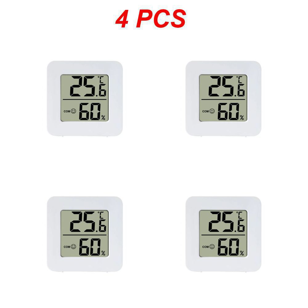Digitales Thermometer Hygrometer Schlafzimmer Zuhause Elektronisches Messgerät Mini Heimat Elektronisches Nassthermometer LCD Elektronischer Monitor: verrotten
