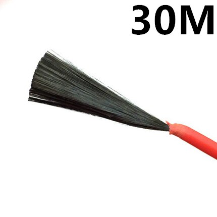 Cable calefactor de fibra de carbono de silicona, 12K, 33ohm, cable calefactor para suelo, cable calefactor eléctrico de: 30M