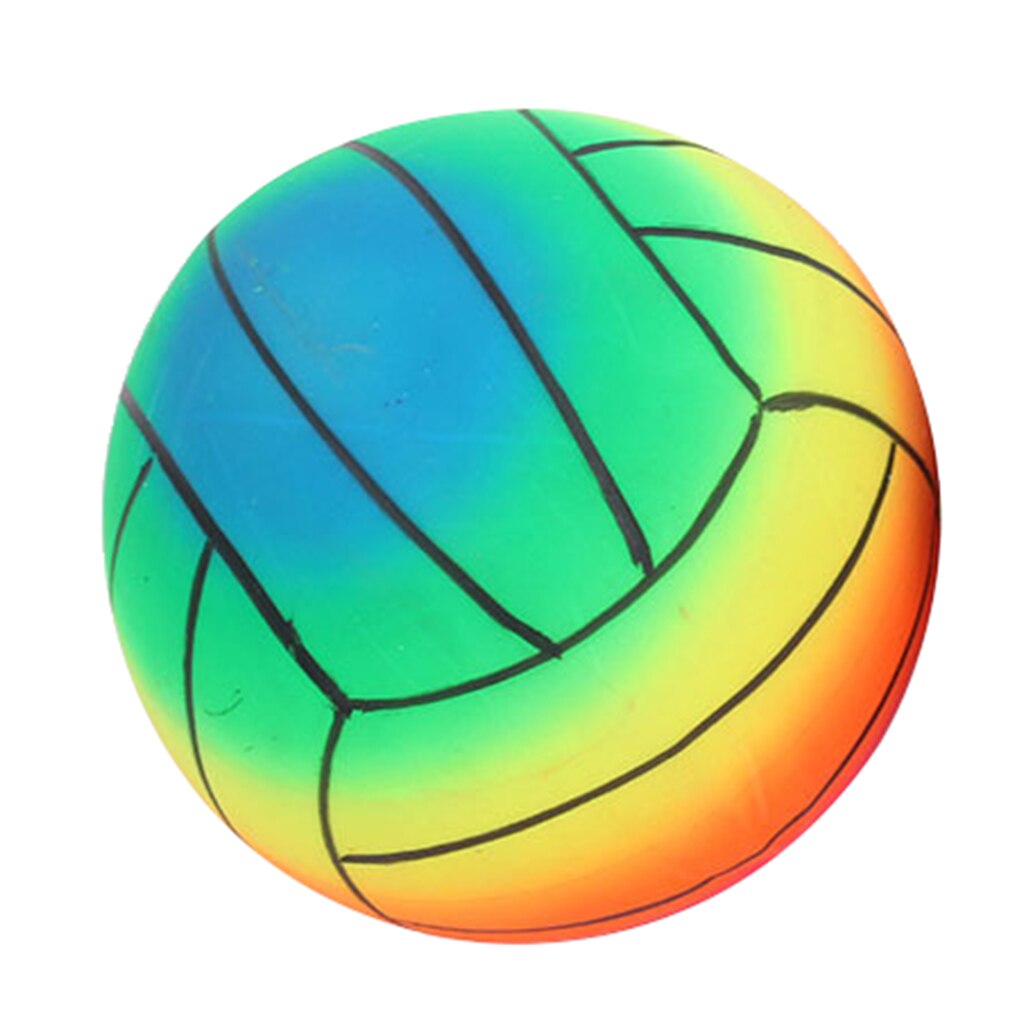 PVC Football Kids Soccer Soft Inflatable Ball Indoor Outdoor Play Balls for Beach Park, Home, Parties