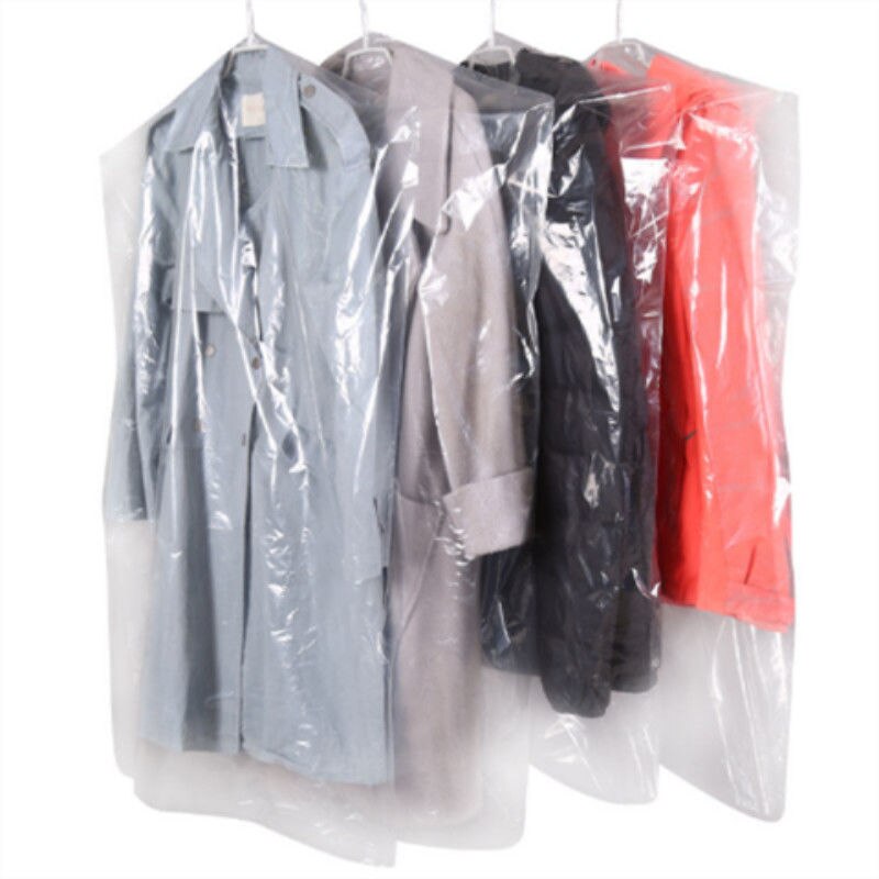 Dust Cover for Clothes Transparent Coat Dust Covers Jacket Dress Garment Cover Zipper Clothing Case Closet Organizer
