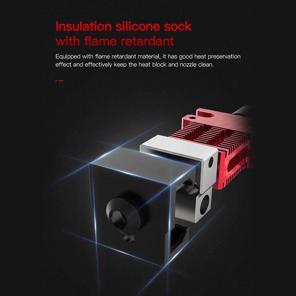 Originele Creality CR-6 Se Gemonteerd Volledige Extruder Hotend Kit Met Verwarming/Koeling/Leveling Systeem 0.4Mm Nozzle Verwarming blok