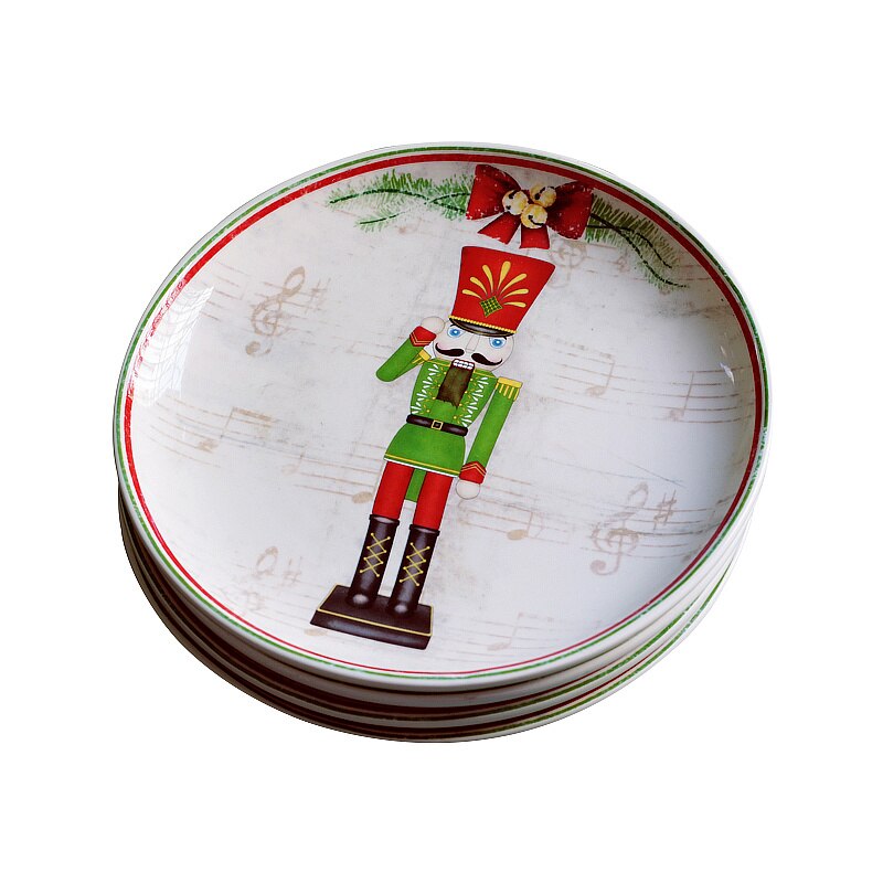 European ceramic plate, nutcracker western plate, fruit cake dish salad steak tray, pasta dish, year tableware CL102701