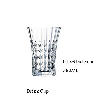 Copas de champán para copa de vino, cóctel, whisky, vaso de shot, accesorios de cocina para Bar: Drink Cup 360ML