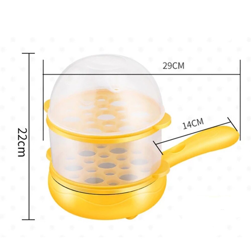 Multifunctional Household Mini Fried Eggs Artifact Boiled Egg Inserted Electric Frying Breakfast Machine Automatic Skillets
