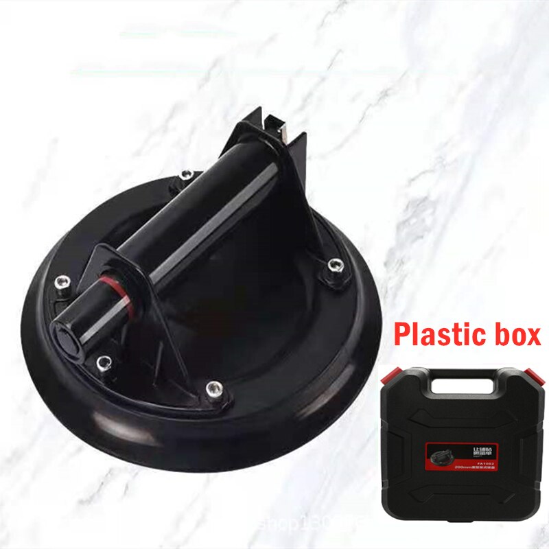 Vacuum Suction Cup 520lbs With ABS Handle Heavy Duty Lifter For Granite Tile Glass Manual Lifting Handling Tool + Plastic box: Plastic box