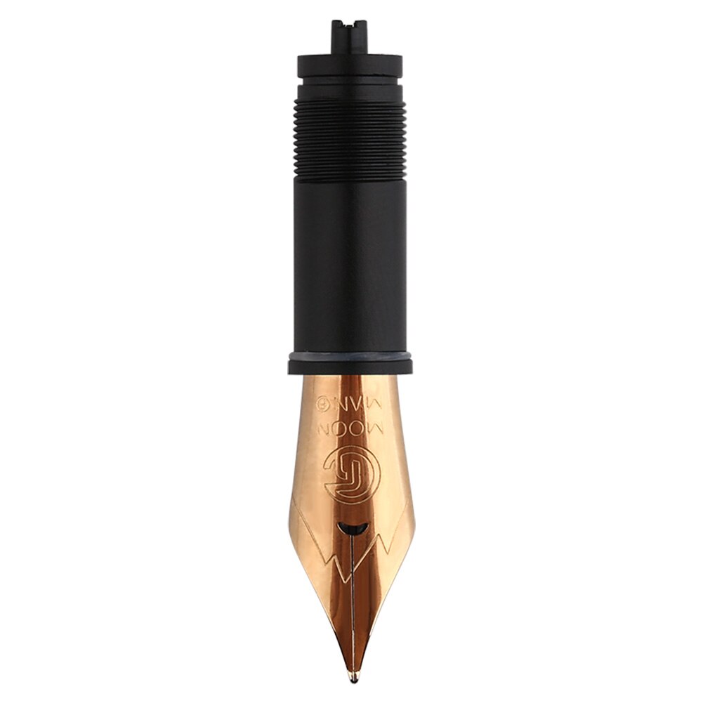 Metall Austauschbare extra Feine Luxus Brunnen Stift Feder Punkt Dicht 0,5-0,58mm Tragbare Spitze Schule Für Moonman C1 c2 600S M6: Gold