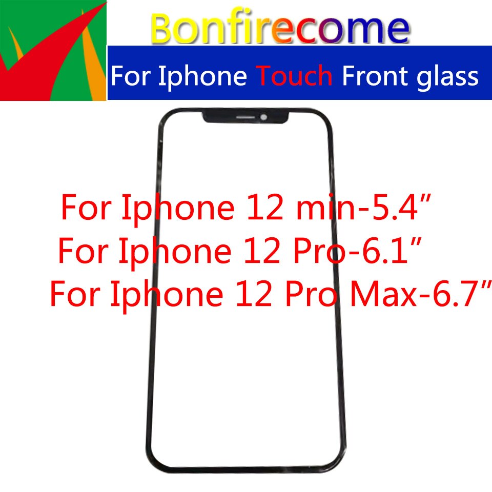 Replacement For Iphone 12 Min /12 Pro Max LCD Front Touch Screen Glass Outer Lens