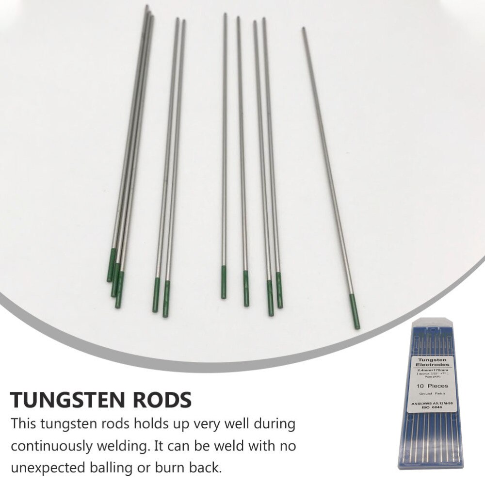 1 Pack WP Durable Ground Finish Welding Electrode Tungsten Electrode Rods for TIG
