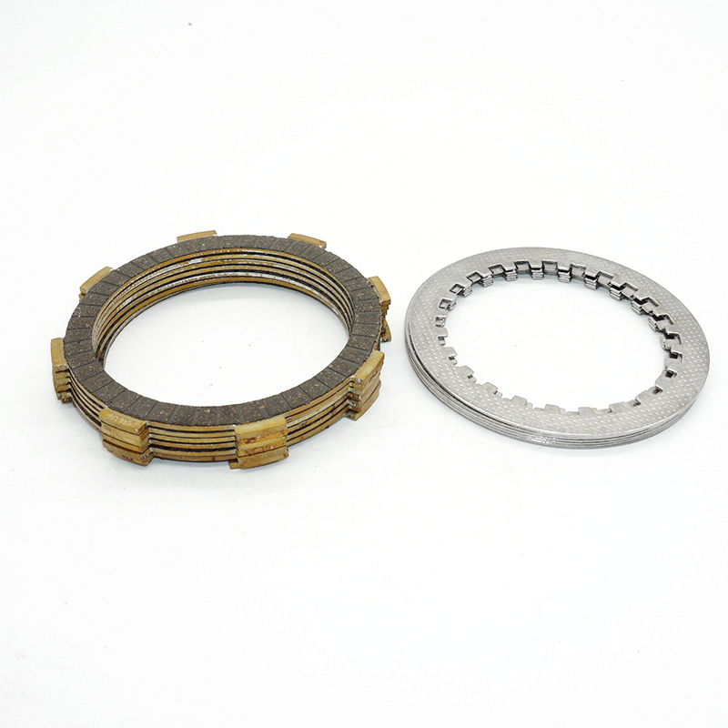Discos de embrague de motor de motocicleta, almohadillas de fricción de acero y madera para Zongshen CB250, ZS166FMM, CB250D-G, cc, Cross-Country