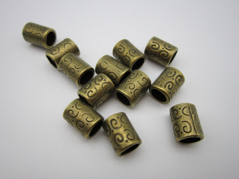 10pcs-20pcs hair braids dread dreadlock Beads approx 6mm Hole Beads Dread Cuff