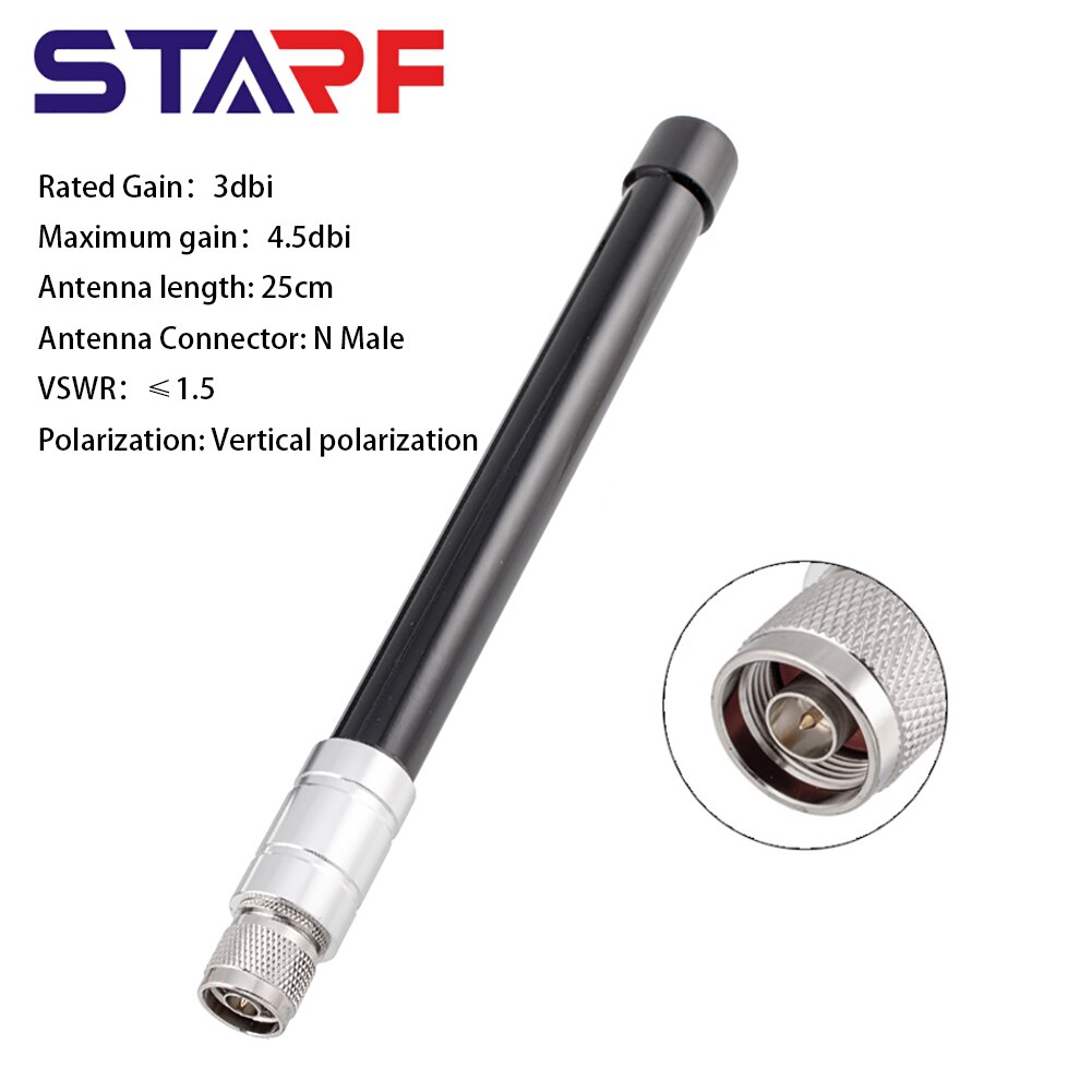 868-930Mhz Helium Miner Antenna Omni-directional Fiberglass Aerial Vertical Antenna LoRa Helium 915Mhz Antenna With Clamp