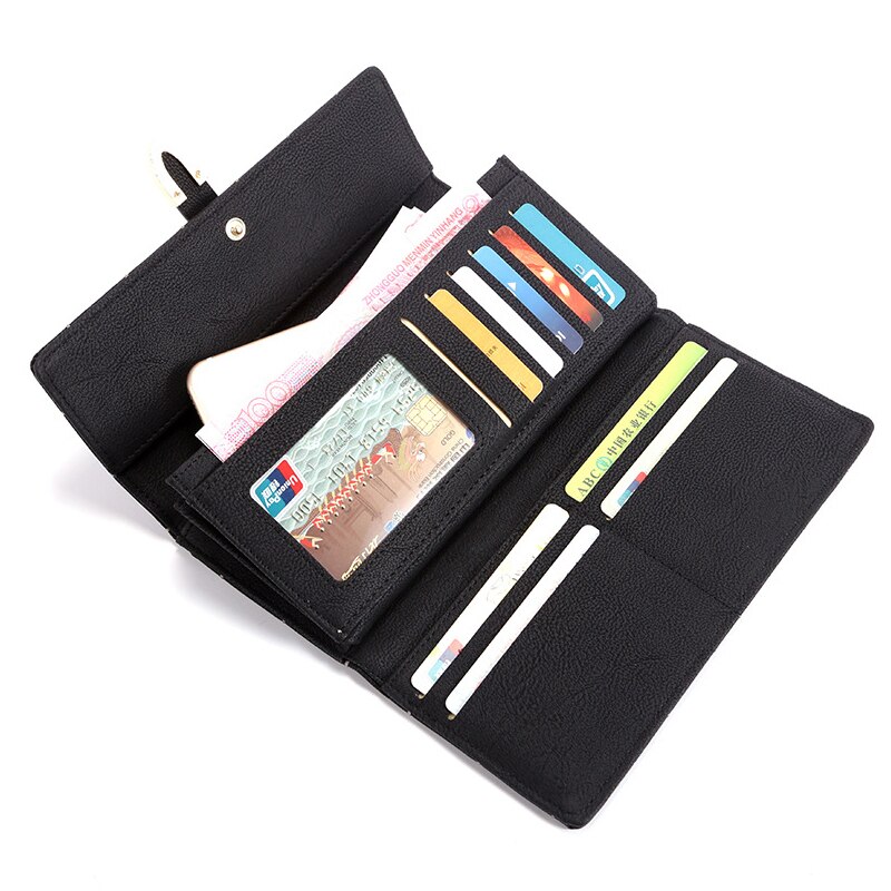 Aucuu Portefeuilles Vrouwen, PU Lederen Portemonnees Dames met Vele Vakken, Credit Card Houder Portemonnees voor Meisjes Dames, Kleine Portemonnee met