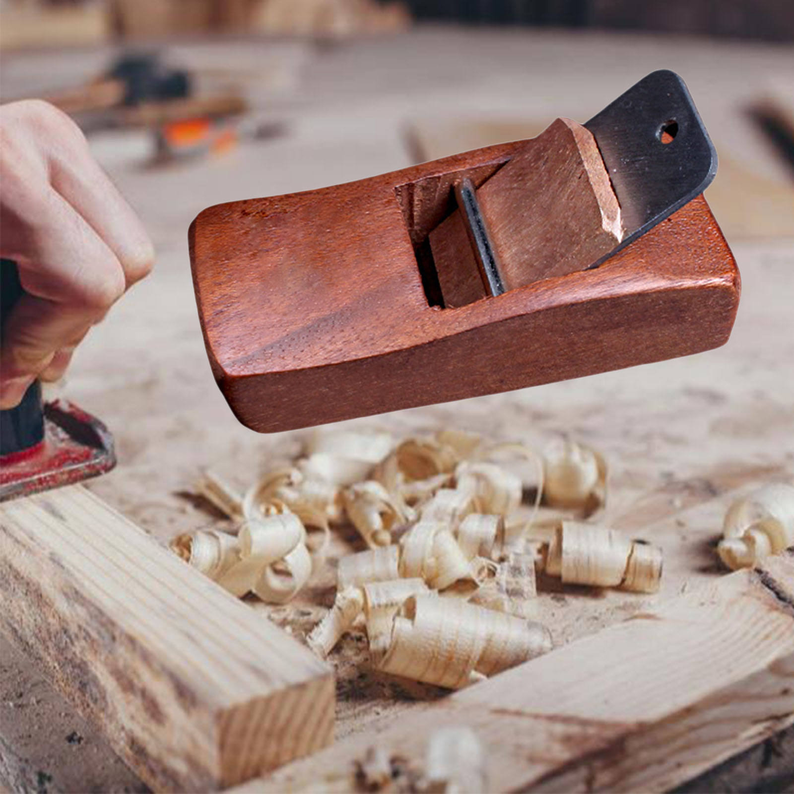 Small Woodworking Planer Hand Planer Wood Planer Wooden for DIY Model Making Trimming Precise Cutting Essential Tool Carpenter